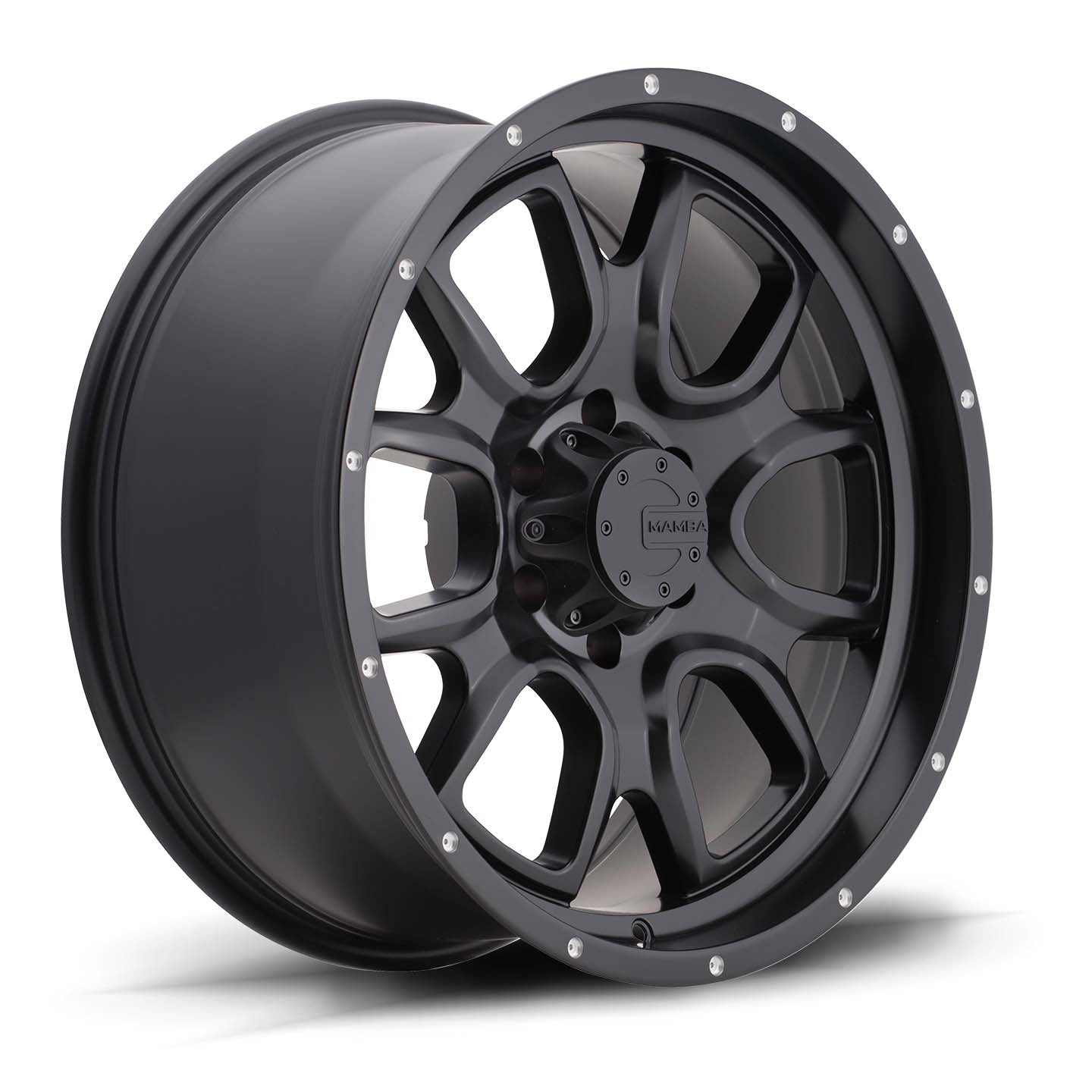 18x9 Mamba M19 Matte Black 5x127 5x5 ET-6 Wheel Rim - 0