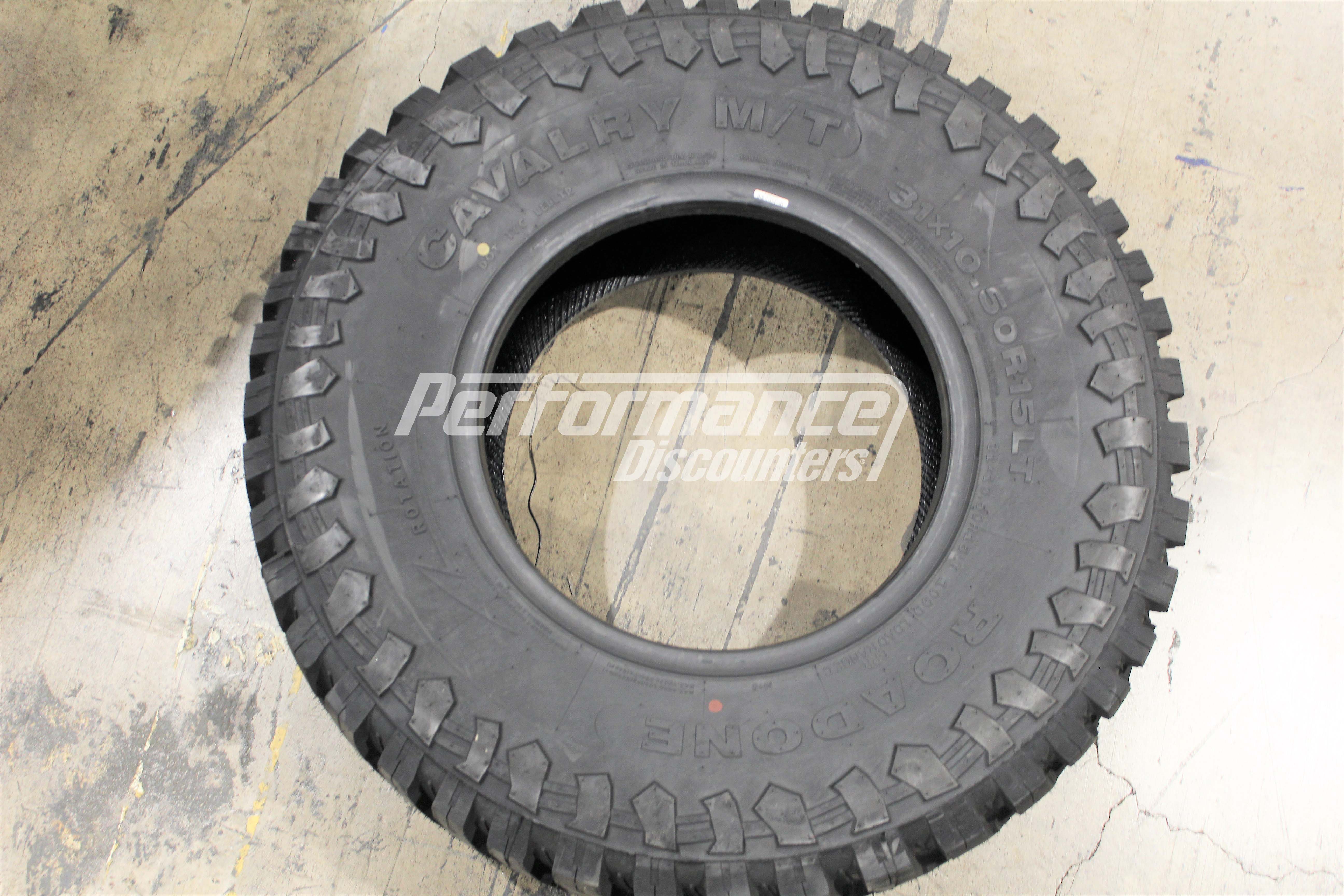 Roadone Cavalry M/T Mud Tire(s) 31X10.50R15 LRC BSW 109Q 31105015