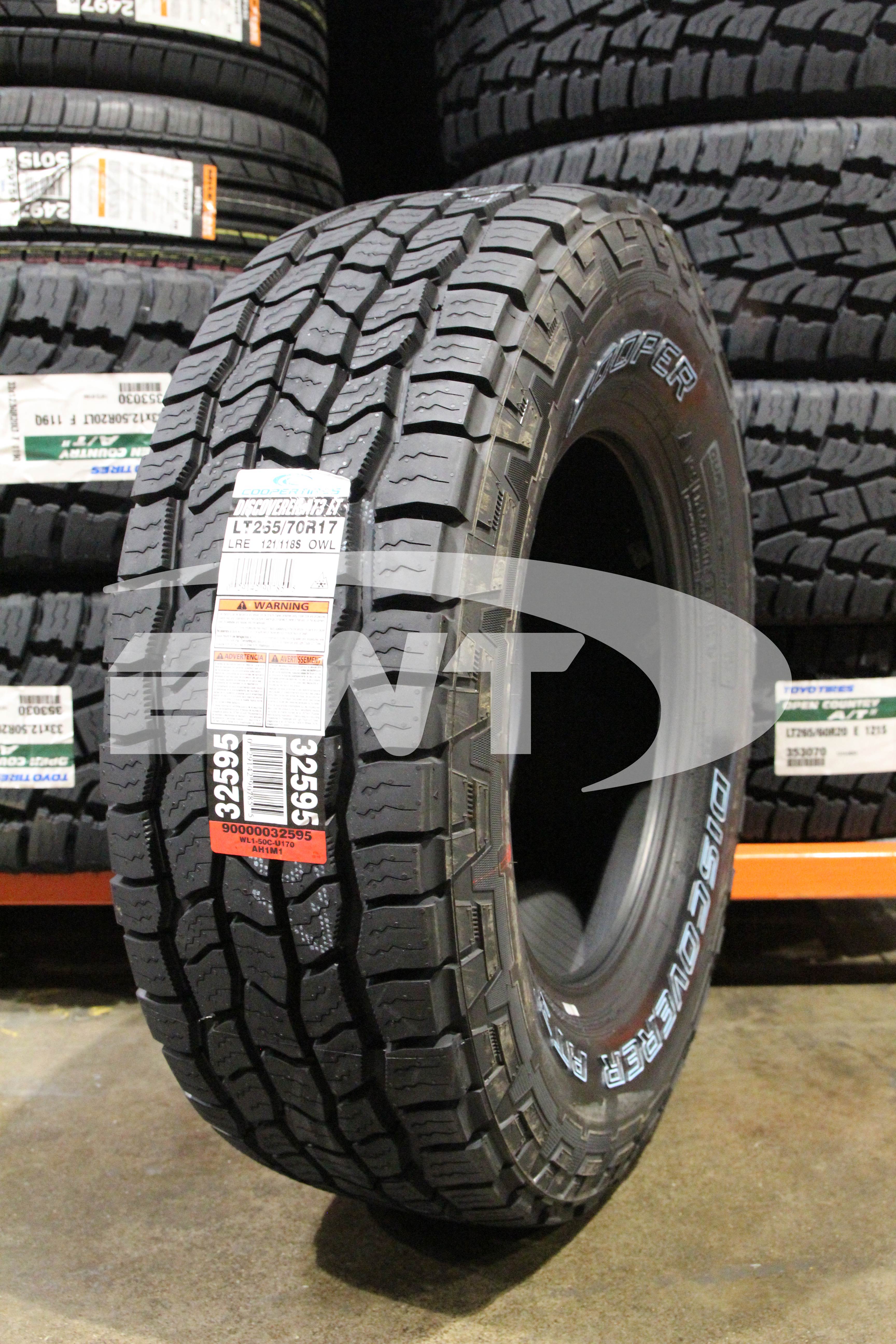 Cooper Discoverer AT3 LT Tire(s) 265/70R17 121S LRE OWL 265/70-17 2657017