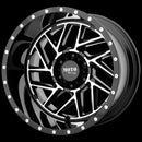 16X8 Moto Metal MO985 BREAKOUT Gloss Black Machined 5X127 ET-6 wheel/rim-3