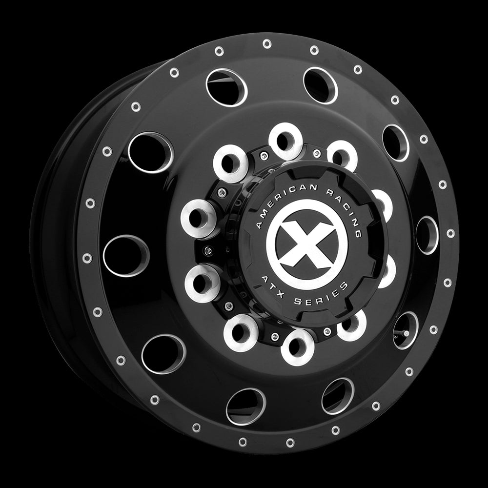 22.5X8.25 American Racing ATX AO400 BAJA G-BLK MILL 10X285.75 ET145 wheel