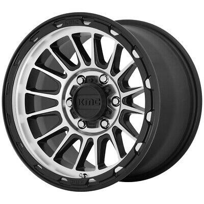 18X9 KMC KM542 Impact Satin Black Machined 6X139.7 ET18 wheel/rim