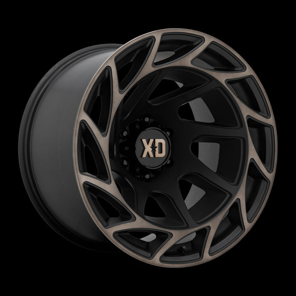 20X12 XD XD860 ONSLAUGHT Satin Black With Bronze Tint 6X135 ET-44 wheel/rim