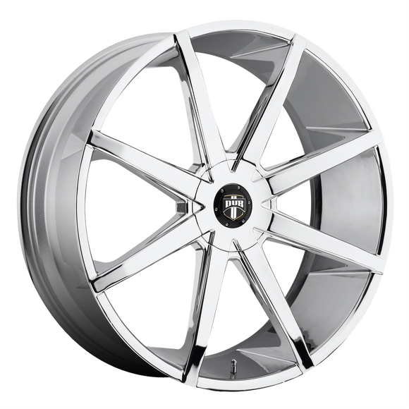 22X9.5 Dub Push Chrome 6x135 S201229597+25