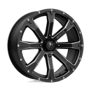 18X7 MSA OFFROAD WHEELS M42 BOUNTY Satin Black Milled 4X156 ET10 wheel/rim-1