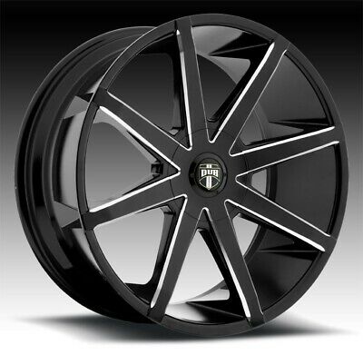 20x9 DUB Push Black Wheel/Rim 5X114.3 5-114.3 5x4.5 20-9