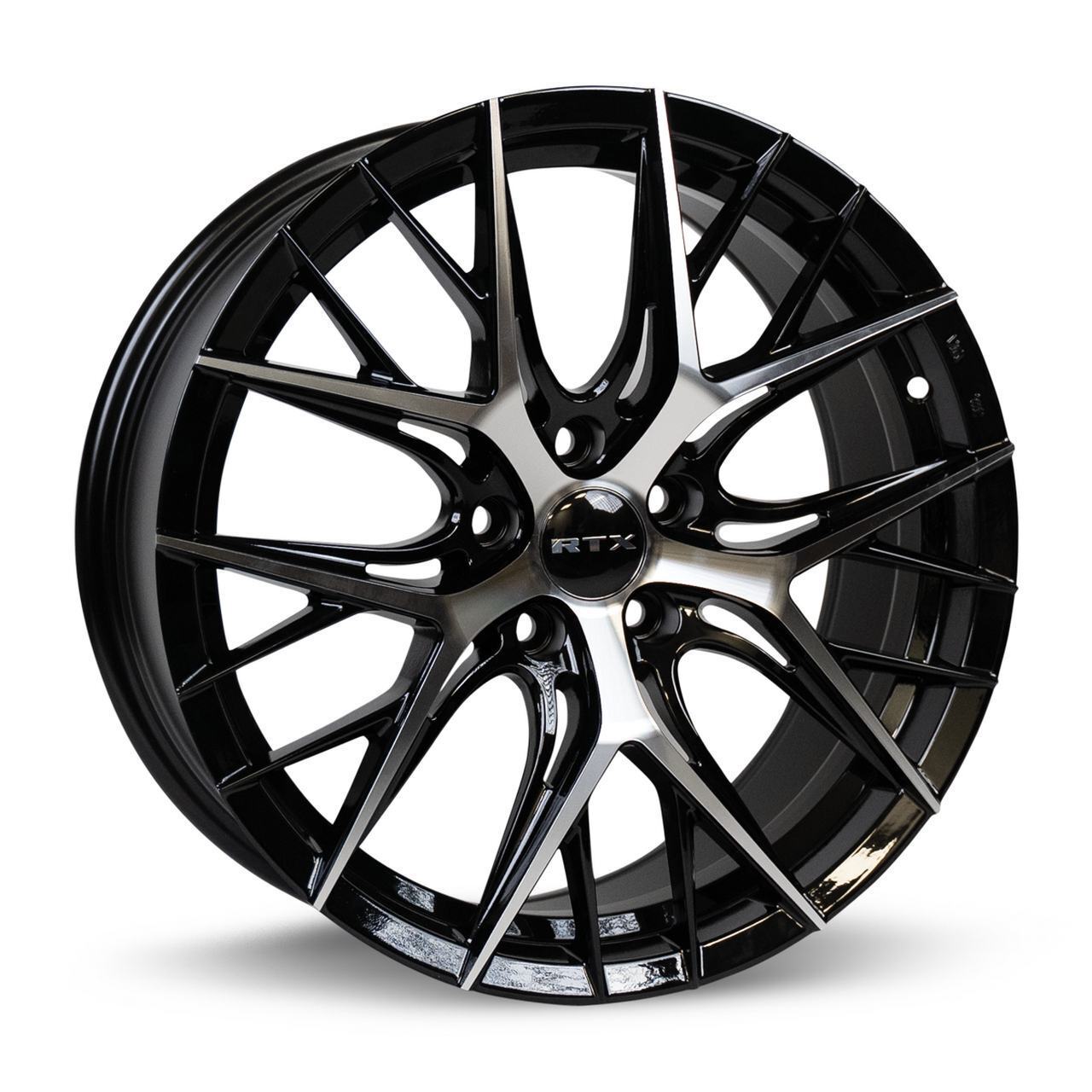 18x8 RTX Valkyrie Gloss Black Machined 5x114.3 ET40 wheel/rim