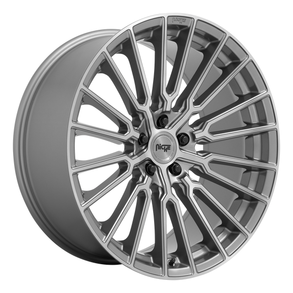 20X10.5 Niche M251 PREMIO Platinum Brushed 5X120 ET35 wheel/rim