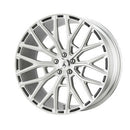 22X10.5 Asanti Black Leo Brushed Silver Wheel/Rim 5x115 ET25-4