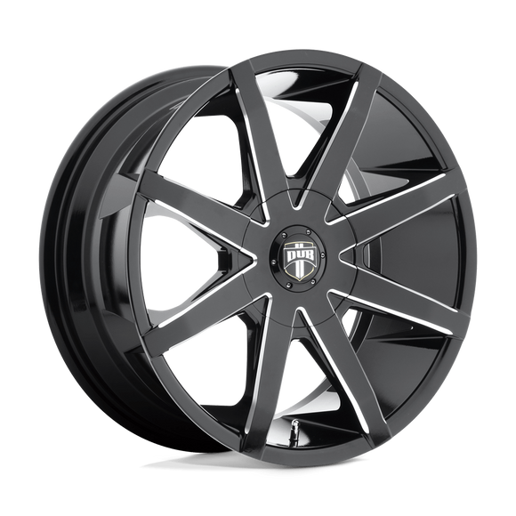 22X9.5 Dub Push Gloss Black Milled 6x135 S109229597+25