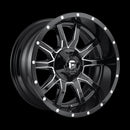 20X10 Fuel D627 Vandal Gloss Black Milled 5x114.3/127 ET1 wheel/rim-2