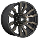 18X9 Fuel D674 Blitz Matte Black Double Dark Tint 8X165.1 ET1 wheel/rim-3