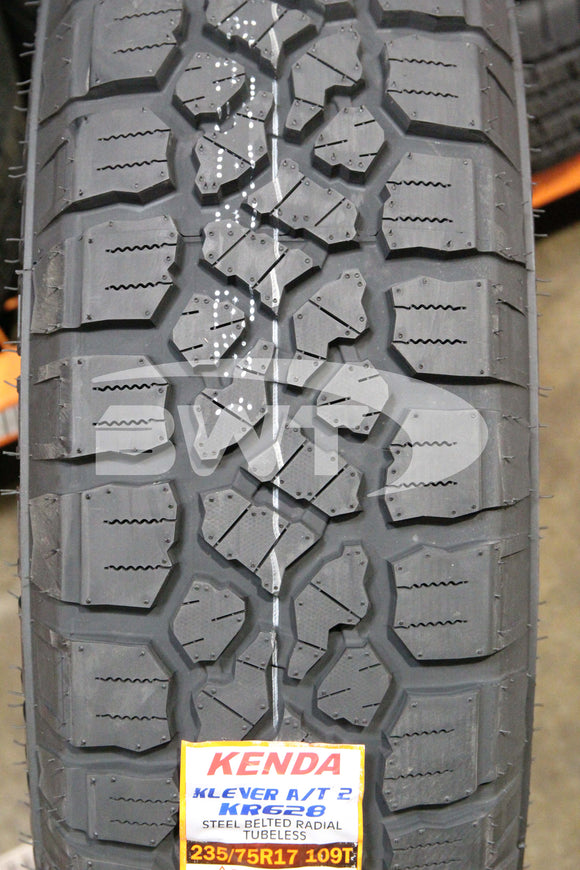235/75R17 Kenda Klever AT2 KR628 109T RBL SL 235 75 17 2357517