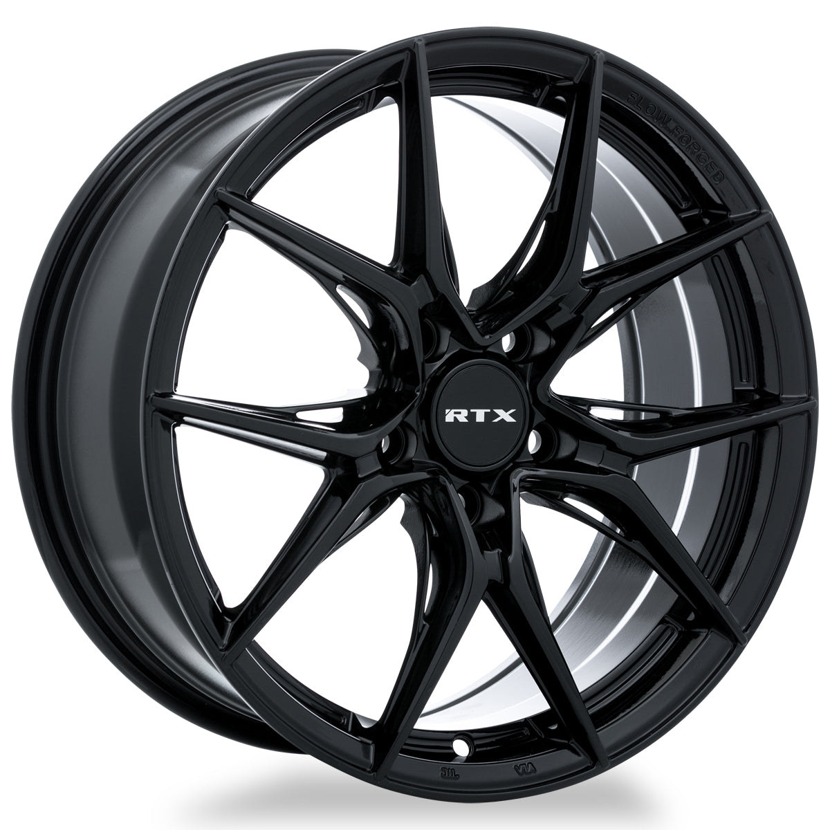 17x7.5 RTX Slick Gloss Black 5x114.3 ET42 wheel/rim