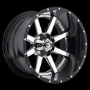 24X12 Fuel D260 Maverick Chrome/GBL 8X165.1 ET-44 wheel/rim-3