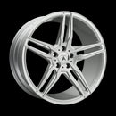 22X10.5 Asanti Black Orion Silver with Carbon Fiber Wheel/Rim 5x115 ET25-1