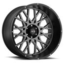 24x12 Vision 412 Rocker Anthracite with Satin Black Lip 5x139.7 ET-51 CB108-1