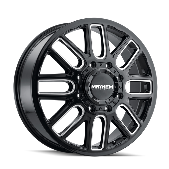 22X8.25 Mayhem Cogent Dually Black-Gloss Wheel/Rim 8x210 ET115