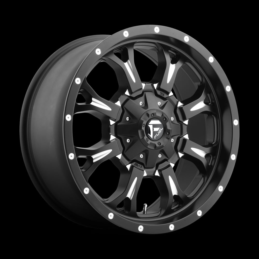 20X9 Fuel D517 Krank Matte Black Milled 6X135/6X139.7 ET20 wheel/rim