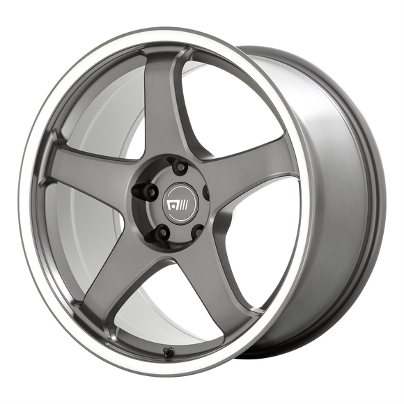 18X9.5 Motegi MR151 CS5 Gunmetal With Machined Lip 5X114.3 ET40 wheel/rim