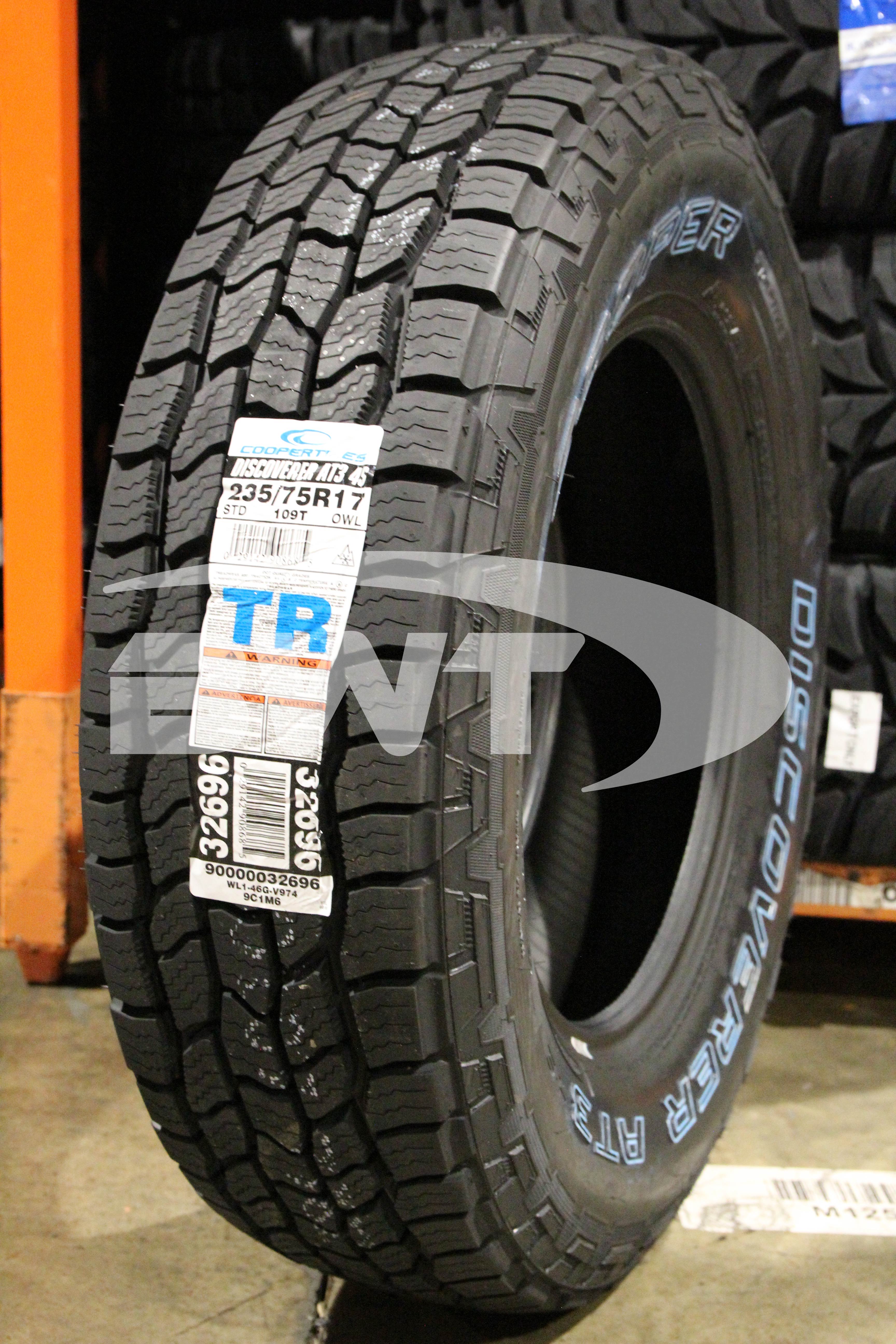 Cooper Discoverer AT3 4S Tire(s) 235/75R17 109T SL OWL 235/75-17 2357517