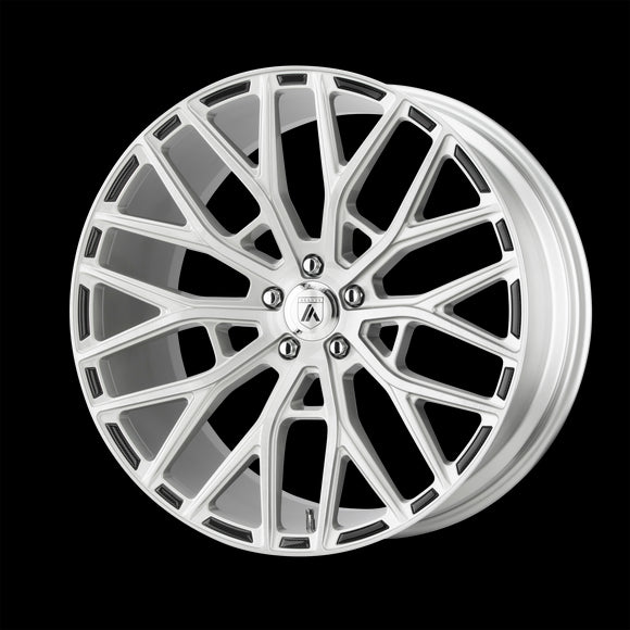 22X10.5 Asanti Black Leo Brushed Silver Wheel/Rim 5x115 ET25