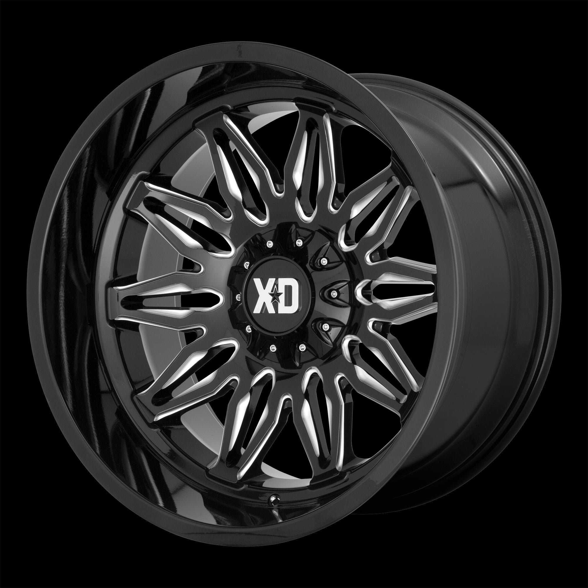 22X10 XD XD859 GUNNER Gloss Black Milled 5X127/5X139.7 ET-18 wheel/rim