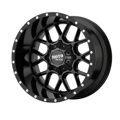 20X9 Moto Metal MO986 SIEGE Gloss Black 6X135/6X139.7 ET0 wheel/rim