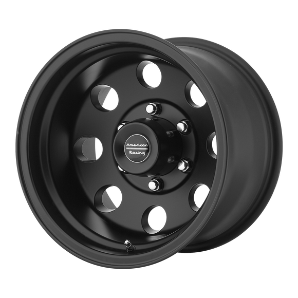 16X8 American Racing Baja Black Wheel 5X127 ET0 5-127 16-8 AR1726873B