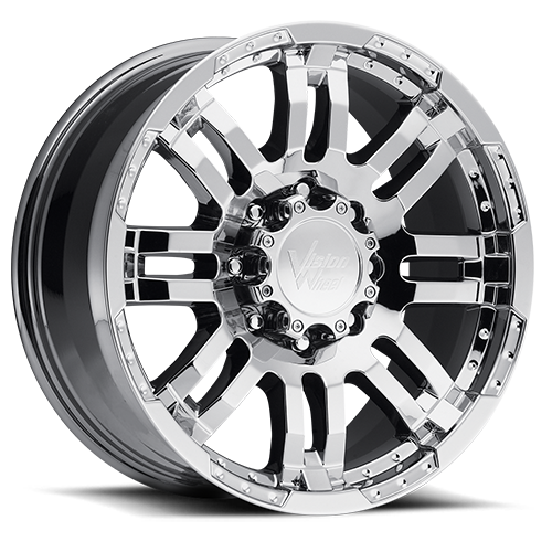 17x8.5 Vision 375 Warrior Chrome 8x170 ET18 Wheel Rim