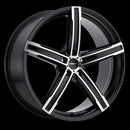 16x7 Vision 469 Boost Black Machined Face 5x114.3 5x4.5 ET38 Wheel Rim-1