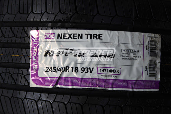 245/40R18 Nexen N Priz AH8 Tire(s) 93V BW B 245 40 18 2454018