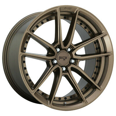 8x18 Niche Wheels M222 DFS Matte Bronze Wheel 5x114.3 ET40 CB72.56