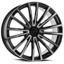 24x9 Cavallo CLV-47 Gloss Black Machined 5x115/120 ET34 wheel/rim-1