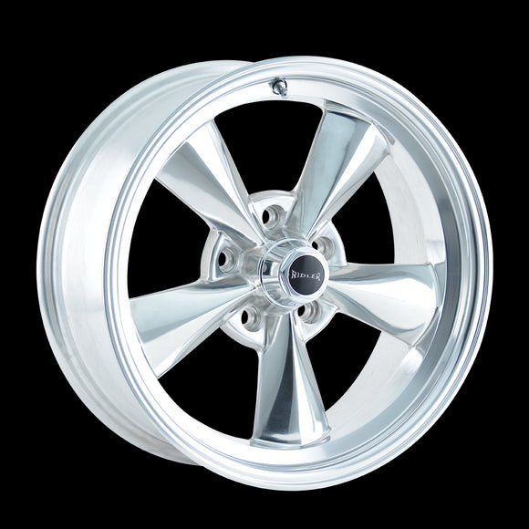 17x8 Ridler Style 675 Polished Wheel/Rim 5x120.7 5-120.7 5x4.75 17-8 ET0