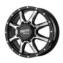 20X8.25 Moto Metal MO995 Gloss Black Machined - Front 8X210 ET127 wheel/rim-3