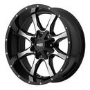 18X9 Moto Metal MO970 Gloss Black Machined Face 5X114.3 ET18 wheel/rim-4