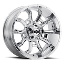 20x10 Vision 415 Bomb Chrome Wheel 6x139.7 ET-25 CB106.2-2
