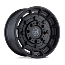 9.5x0 Black Rhino Warthog Matte Black 6x114.3 ET12.00 CB76.10 Wheel/Rim-1