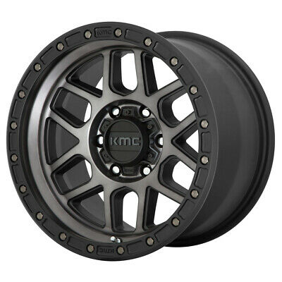18X9 KMC KM544 MESA Satin Black With Gray Tint 6X139.7 ET18 wheel/rim