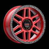 20X9 KMC KM544 MESA Candy Red With Black Lip 6X135 ET18 wheel/rim