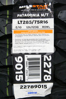 Milestar Patagonia MT Tire(s) 285/75R16 LRE ROWL 2857516 285/75-16 R16 Mud-10