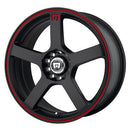 17x7 Motegi MR116 Black Wheel/Rim 4x100 4-100 17-7 ET40-3