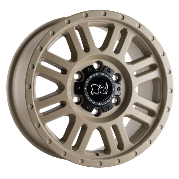 17x8 Black Rhino Yellowstone Desert Sand 6x130 ET38.00 CB84.10 Wheel/Rim