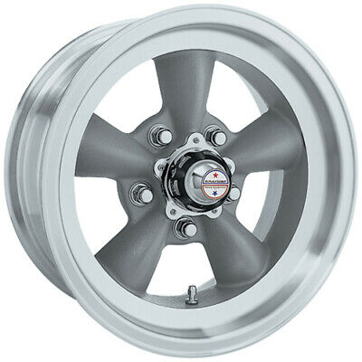 15x8.5 American Racing Torq Thrust D Gray Wheel 5x114.3 15-8.5 5-114.3