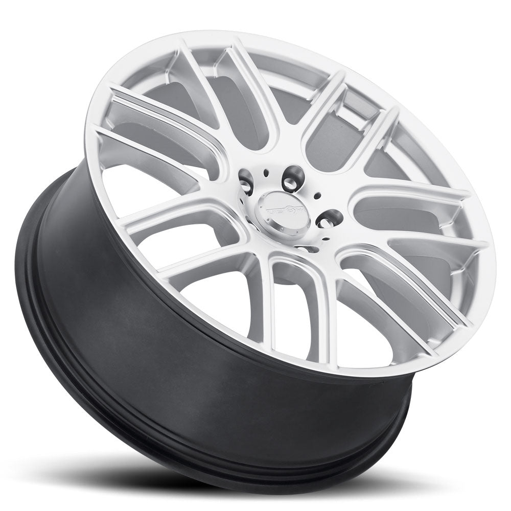 20x8.5 Vision 426H Cross II Hyper Silver 5x114.3 5x4.5 ET40 Wheel Rim - 0