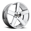22x9.5 DUB Baller Chrome Wheel/Rim 5x115 5-115 22-9.5-2