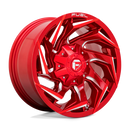 24x12 Fuel Off-Road D754 Reaction Candy Red Milled 8x170 ET-44 CB125.1 Wheel Rim-1
