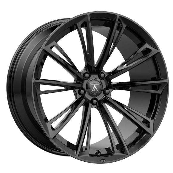 22X9 Asanti Black ABL30 Corona Gloss Black 5X115 ET15