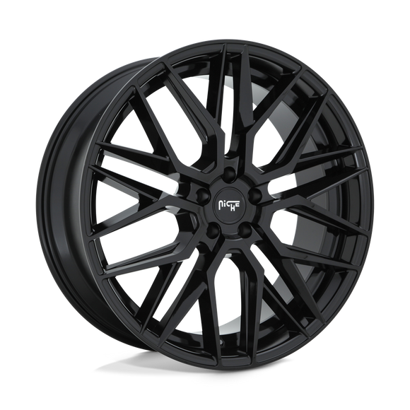 8.5x19 Niche Wheels M224 Gamma Gloss Black Wheel 5x120 ET35 CB72.56